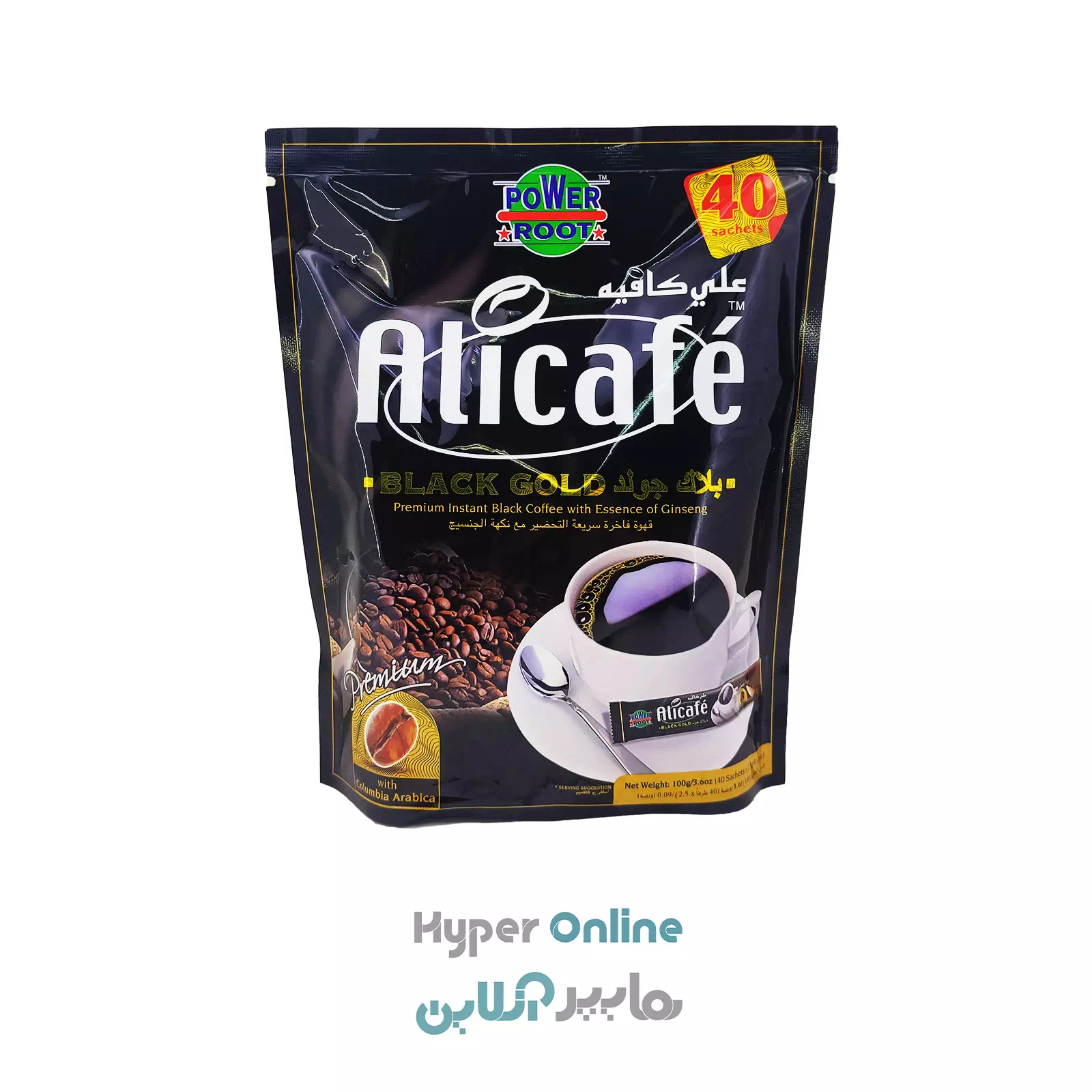 قهوه بلک گلد 2.5 گرم علی کافه